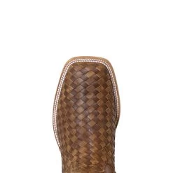 HorsePower Men's Basketweave Square Toe Cowboy Boots 14 HorsePower Men's Basketweave Square Toe Cowboy Boots -Western Fashion Men img61518 horsepower men s basketweave square toe cowboy boots