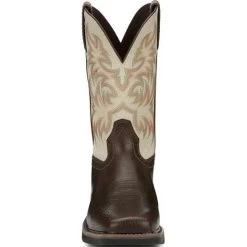 Justin Stampede Men's Driller Copper Cowboy Boots -Western Fashion Men img62624 justin stampede men s driller copper cowboy boot