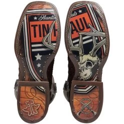 Tin Haul Men's Hunting Club Cowboy Boots -Western Fashion Men img63989 tin haul men s hunting club cowboy boots