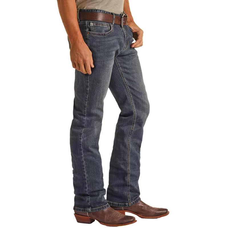 Hooey Men's Revolver Vintage Slim Straight Leg Jeans 4 Hooey Men's Revolver Vintage Slim Straight Leg Jeans - Image 2