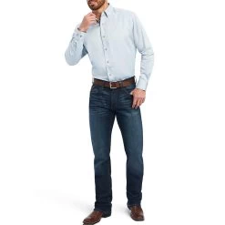Ariat Men's Solid Twill Button-Down Shirt -Western Fashion Men img67005 ariat men s solid twill button down shirt