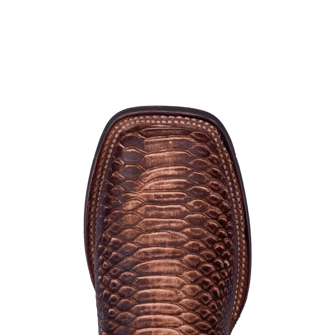 Dan Post Men's Faux Python Square Toe Cowboy Boots 9 Dan Post Men's Faux Python Square Toe Cowboy Boots - Image 7
