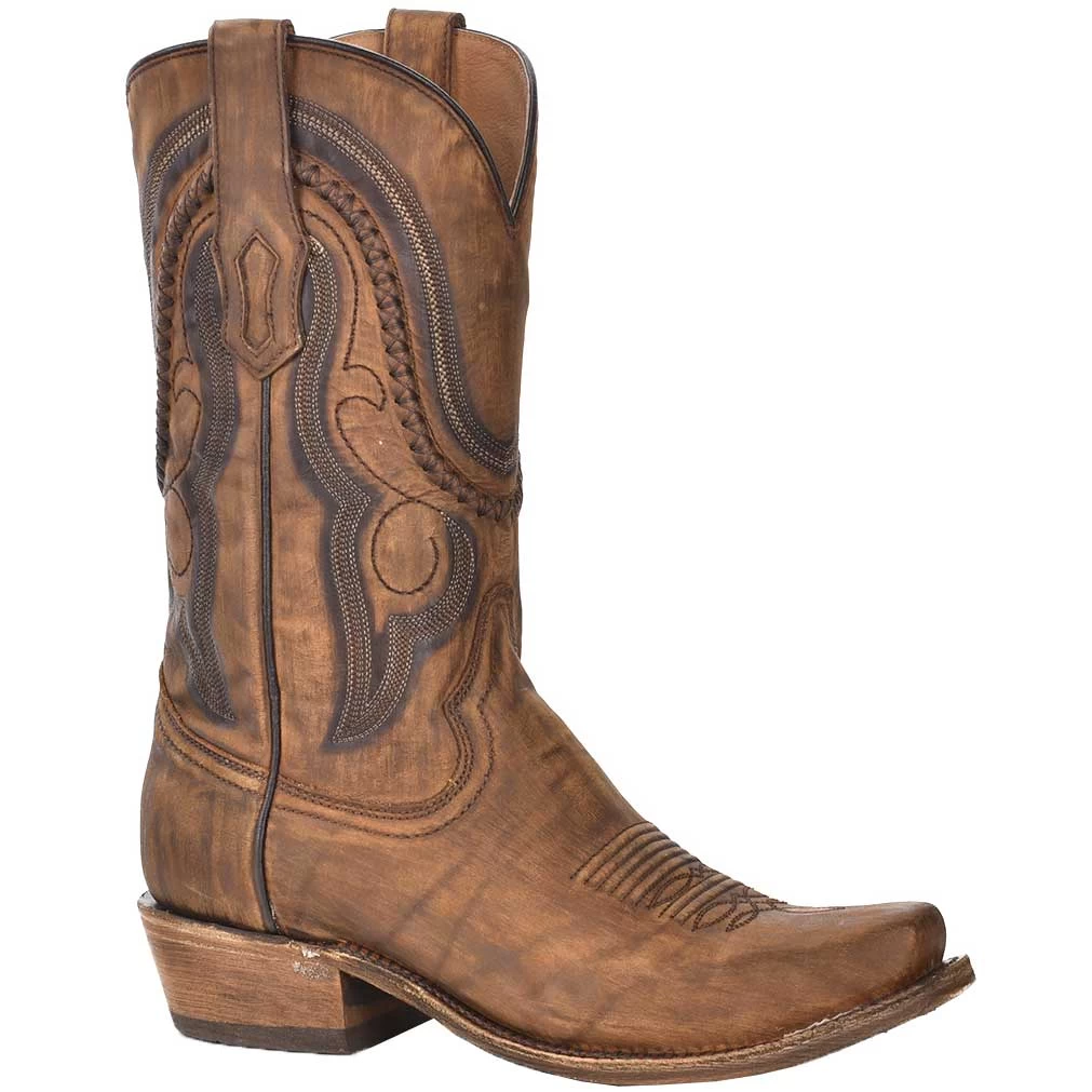 Corral Boot Co. Men's Embroidered X-Stitch Cowboy Boots 4 Corral Boot Co. Men's Embroidered X-Stitch Cowboy Boots - Image 2