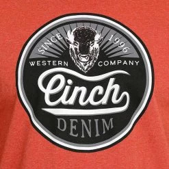Cinch Men's Bison Logo Graphic T-Shirt -Western Fashion Men img69775 cinch men s bison logo graphic t shirt