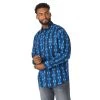 Wrangler Men's Checotah Aztec Stripe Shirt -Western Fashion Men img69985 wrangler men s checotah aztec stripe shirt