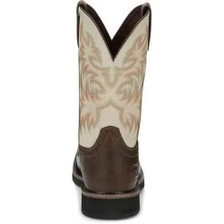 Justin Stampede Men's Driller Copper Cowboy Boots -Western Fashion Men img70431 justin stampede men s driller copper cowboy boot