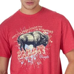 Wrangler Men's Buffalo Graphic T-shirt 9 Wrangler Men's Buffalo Graphic T-shirt -Western Fashion Men img72965 wrangler men s buffalo graphic t shirt