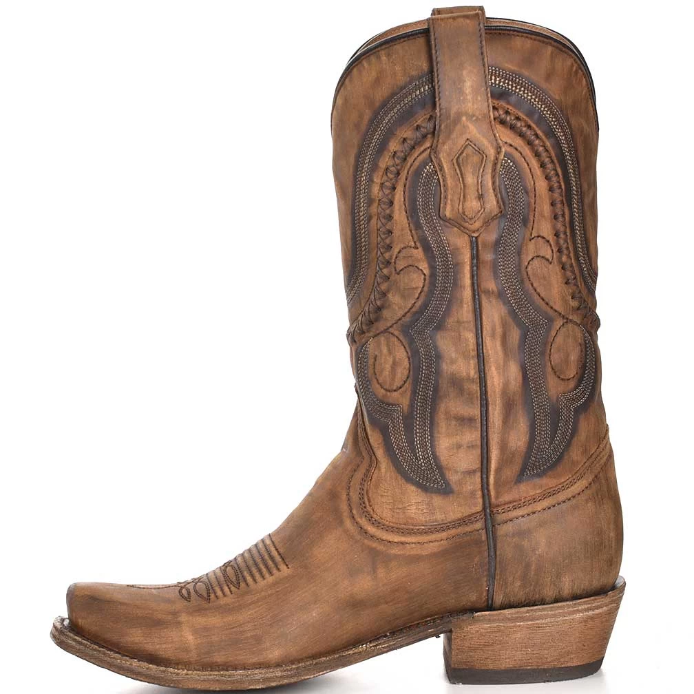 Corral Boot Co. Men's Embroidered X-Stitch Cowboy Boots 5 Corral Boot Co. Men's Embroidered X-Stitch Cowboy Boots - Image 3