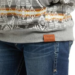 Ariat Men's Pendleton Pattern Hoodie -Western Fashion Men img73839 ariat men s pendleton pattern hoodie