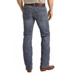 Hooey Men's Revolver Slim Fit Straight Leg Jeans