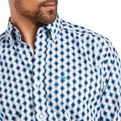 Ariat Men's Abraham Classic Fit Shirt -Western Fashion Men img75401 ariat men s abraham classic fit shirt