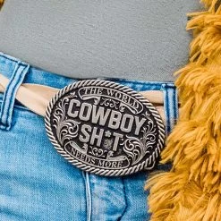 Montana Silversmiths Attitude Cowboy Sh*t Antiqued Belt Buckle 7 Montana Silversmiths Attitude Cowboy Sh*t Antiqued Belt Buckle -Western Fashion Men img75485 attitude cowboy sh t antiqued belt buckle