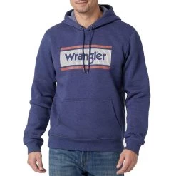 Wrangler Men's Classic Logo Tag Pullover Hoodie