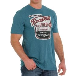 Cinch Men's Roadkill Diner Graphic T-Shirt -Western Fashion Men img77662 cinch men s roadkill diner graphic t shirt