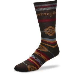 For Bare Feet Wrangler Unisex Out West Crew Socks -Western Fashion Men img77740 for bare feet wrangler unisex out west crew socks