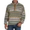 Cinch Men's Striped Fleece Pullover -Western Fashion Men img78042 cinch men s striped fleece pullover