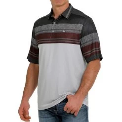 Cinch Men's Arena Flex Sublimated Print Polo
