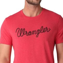 Wrangler Men's Rope Logo Graphic T-Shirt -Western Fashion Men img82407 wrangler men s rope logo graphic t shirt