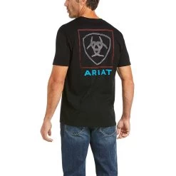 Ariat Men's Linear Graphic T-Shirt -Western Fashion Men img82479 ariat men s linear graphic t shirt
