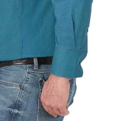 Wrangler Men's 20X Performance Geo Print Shirt -Western Fashion Men img82525 wrangler men s 20x performance geo print shirt