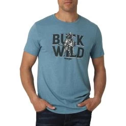 Wrangler Men's Buck Wild Graphic T-Shirt