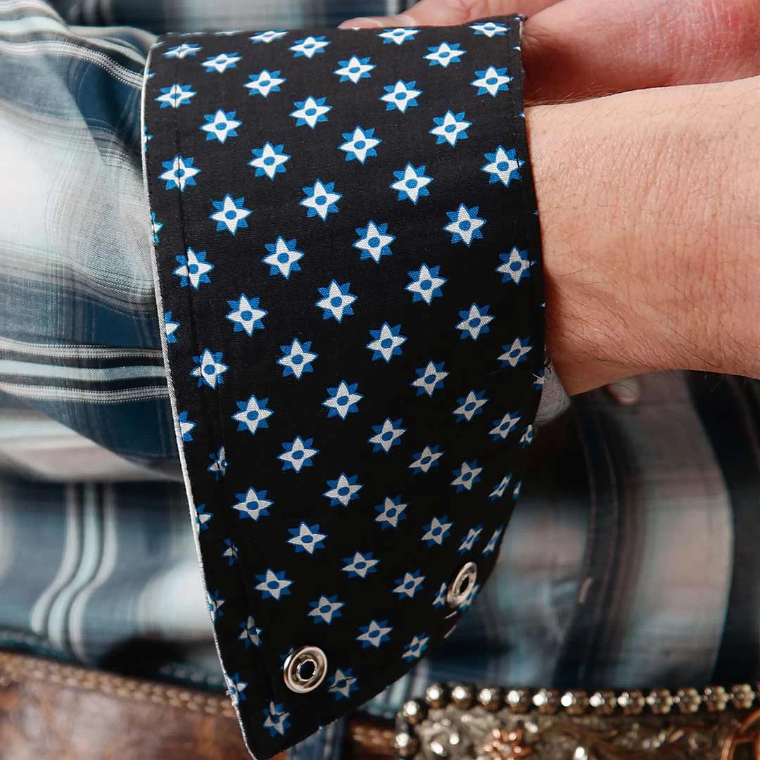 Roper Men's Amarillo Stripe Plaid Snap Shirt 5 Roper Men's Amarillo Stripe Plaid Snap Shirt - Image 3