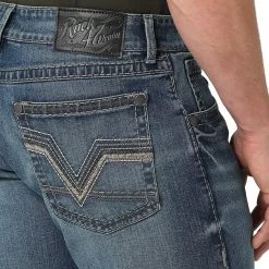 Wrangler Men's Rock 47 Slim Fit Bootcut Jeans -Western Fashion Men img83907 wrangler men s rock 47 slim fit bootcut jeans