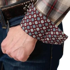 Roper Men's Amarillo Plaid Print Snap Shirt 7 Roper Men's Amarillo Plaid Print Snap Shirt -Western Fashion Men img87096 roper men s amarillo plaid print snap shirt