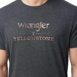 Wrangler X Yellowstone Men's Logo Graphic T-shirt 8 Wrangler X Yellowstone Men's Logo Graphic T-shirt -Western Fashion Men img88663 wrangler x yellowstone men s logo graphic t shirt