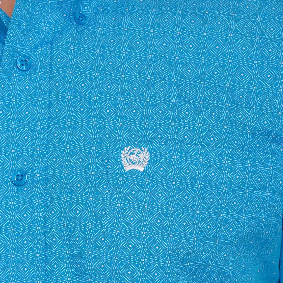 Cinch Men's Kaleidoscope Print Short Sleeve Button-Down Shirt 4 Cinch Men's Kaleidoscope Print Short Sleeve Button-Down Shirt - Image 2