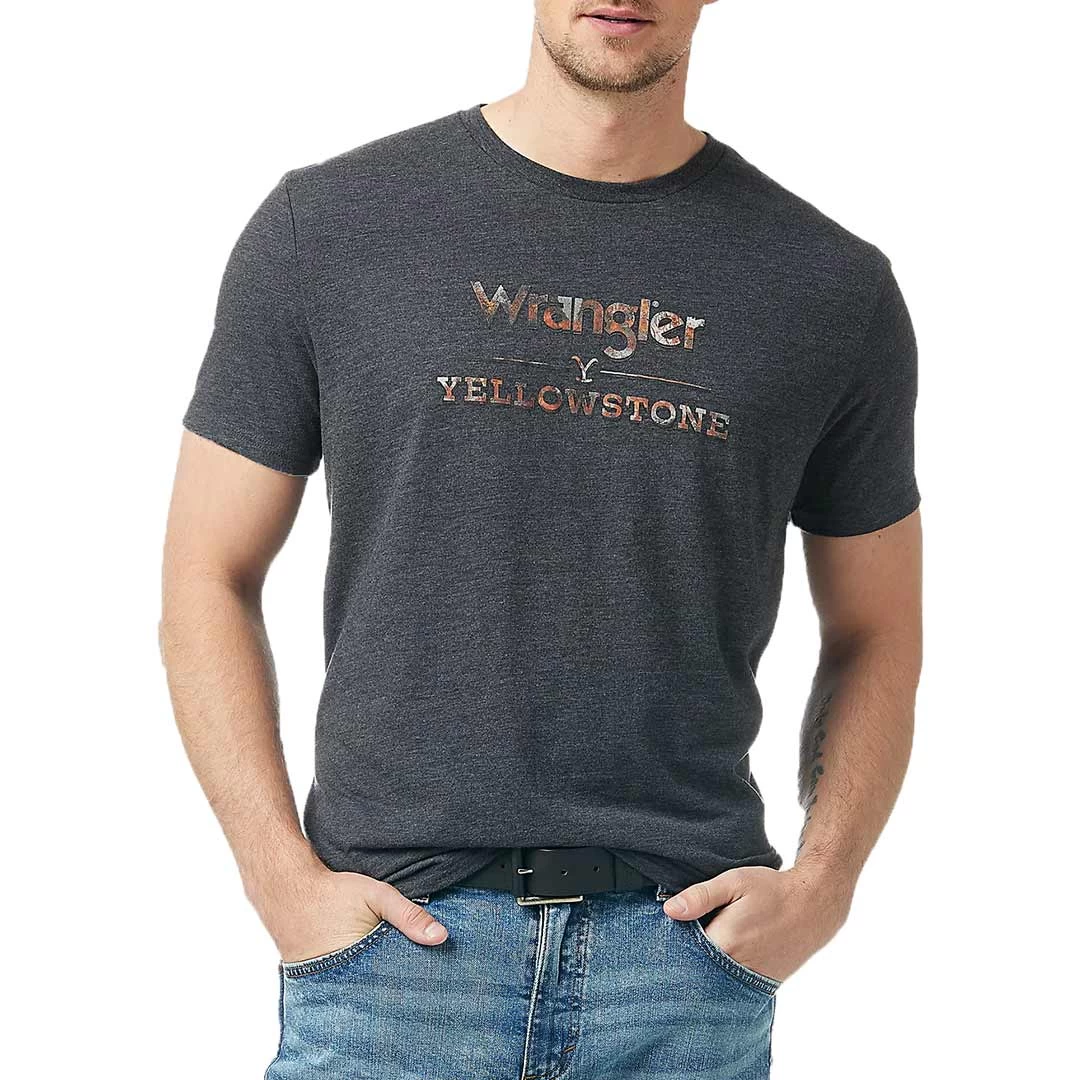 Wrangler X Yellowstone Men's Logo Graphic T-shirt 3 Wrangler X Yellowstone Men's Logo Graphic T-shirt