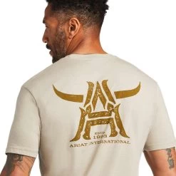 Ariat Men's Longhorn T-Shirt 8 Ariat Men's Longhorn T-Shirt -Western Fashion Men img91276 ariat men s longhorn t shirt