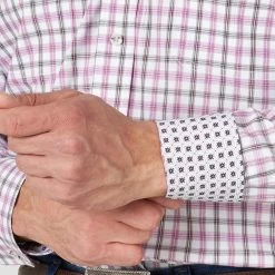 Wrangler Men's George Straight Plaid Button-Down Shirt -Western Fashion Men img91400 wrangler men s george straight plaid button down shirt