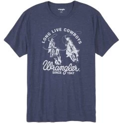 Wrangler Men's Long Live Cowboys Graphic T-Shirt -Western Fashion Men img95087 wrangler men s long live cowboys graphic t shirt
