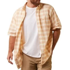 Ariat Men's Pro Series Koa Classic Fit Short Sleeve Button-Down Shirt