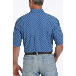 Cinch Men's Diamond Print Short Sleeve Shirt 8 Cinch Men's Diamond Print Short Sleeve Shirt -Western Fashion Men img97609 cinch men s diamond print short sleeve shirt
