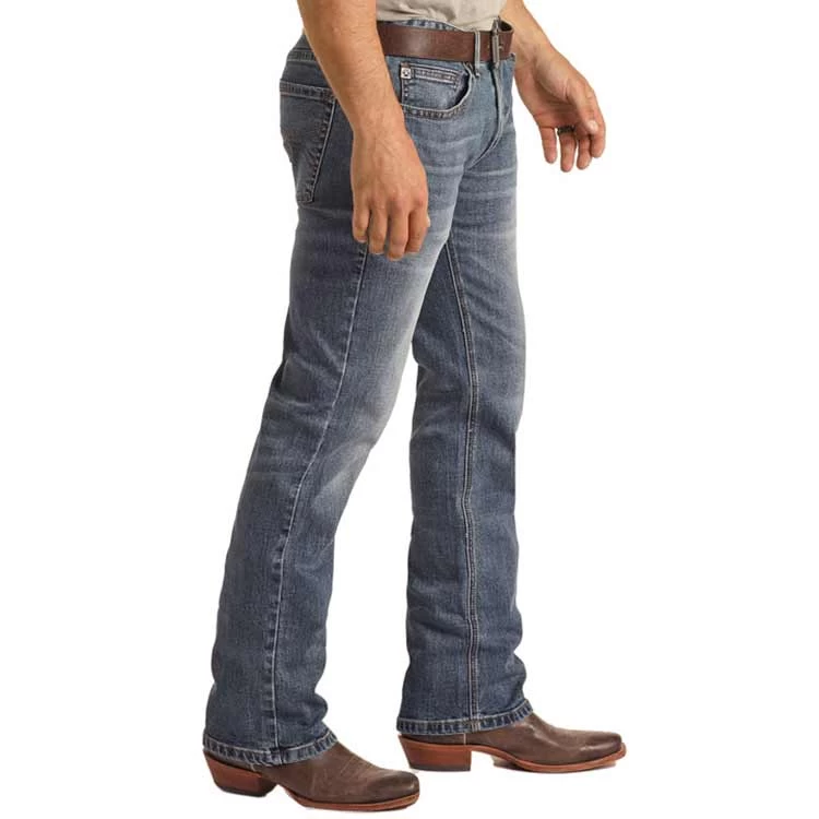 Hooey Men's Revolver Slim Fit Straight Leg Jeans 4 Hooey Men's Revolver Slim Fit Straight Leg Jeans - Image 2