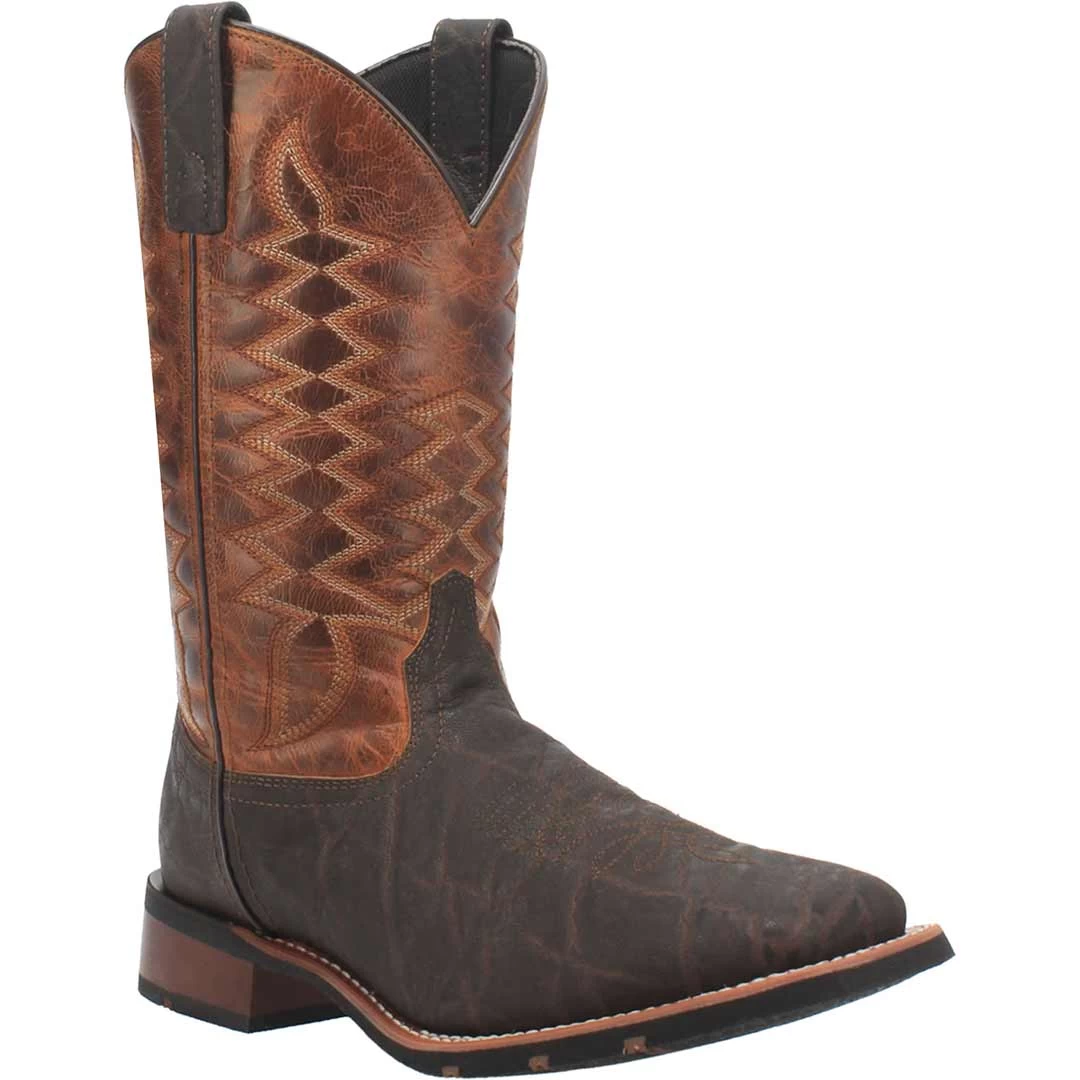 Laredo Men's Dillon Leather Cowboy Boots 4 Laredo Men's Dillon Leather Cowboy Boots - Image 2