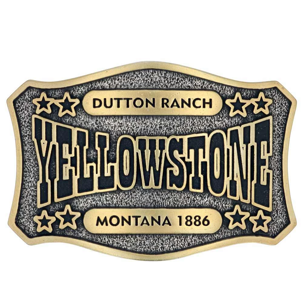 Montana Silversmiths The Y Yellowstone Star Attitude Buckle 3 Montana Silversmiths The Y Yellowstone Star Attitude Buckle