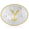 Montana Silversmiths The Yellowstone Dutton Ranch Belt Buckle -Western Fashion Men montana silversmiths the yellowstone dutton ranch belt buckle