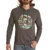 Rock & Roll Cowboy Men's Dale Brisby Skull Graphic Hoodie -Western Fashion Men rock roll cowboy men s dale brisby skull graphic hoodie