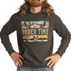 Rock & Roll Cowboy Men's Rodeo Time Graphic Hoodie 1 Rock & Roll Cowboy Men's Rodeo Time Graphic Hoodie -Western Fashion Men rock roll cowboy men s rodeo time graphic hoodie