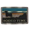 Montana Silversmiths Rodeo Time Southwestern Attitude Belt Buckle -Western Fashion Men rodeo time southwestern attitude belt buckle