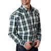 Roper Men's Amarillo Stripe Plaid Snap Shirt 2 Roper Men's Amarillo Stripe Plaid Snap Shirt -Western Fashion Men roper men s amarillo stripe plaid snap shirt