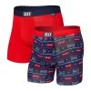 SAXX Men's Super Soft Vibe Budweiser Boxer Brief - 2 Pack -Western Fashion Men saxx men s super soft vibe budweiser boxer brief 2 pack
