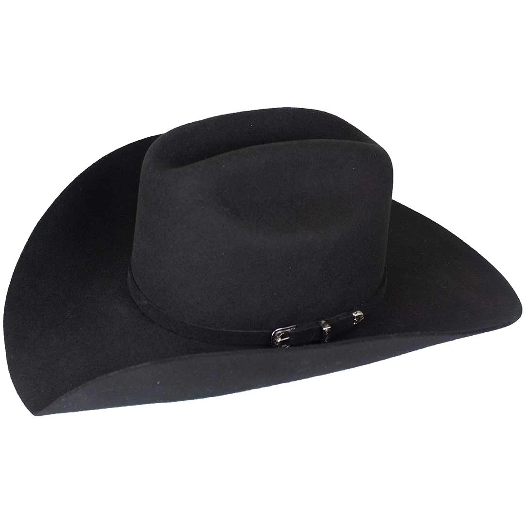 Serratelli 2X Felt Cattleman Crown Cowboy Hat 3 Serratelli 2X Felt Cattleman Crown Cowboy Hat