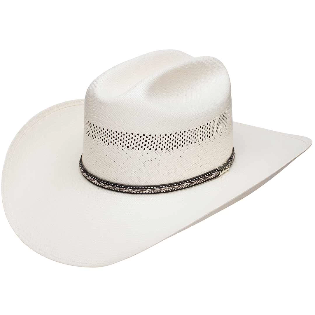 Stetson Grey Star Natural 10X Straw Cowboy Hat 3 Stetson Grey Star Natural 10X Straw Cowboy Hat