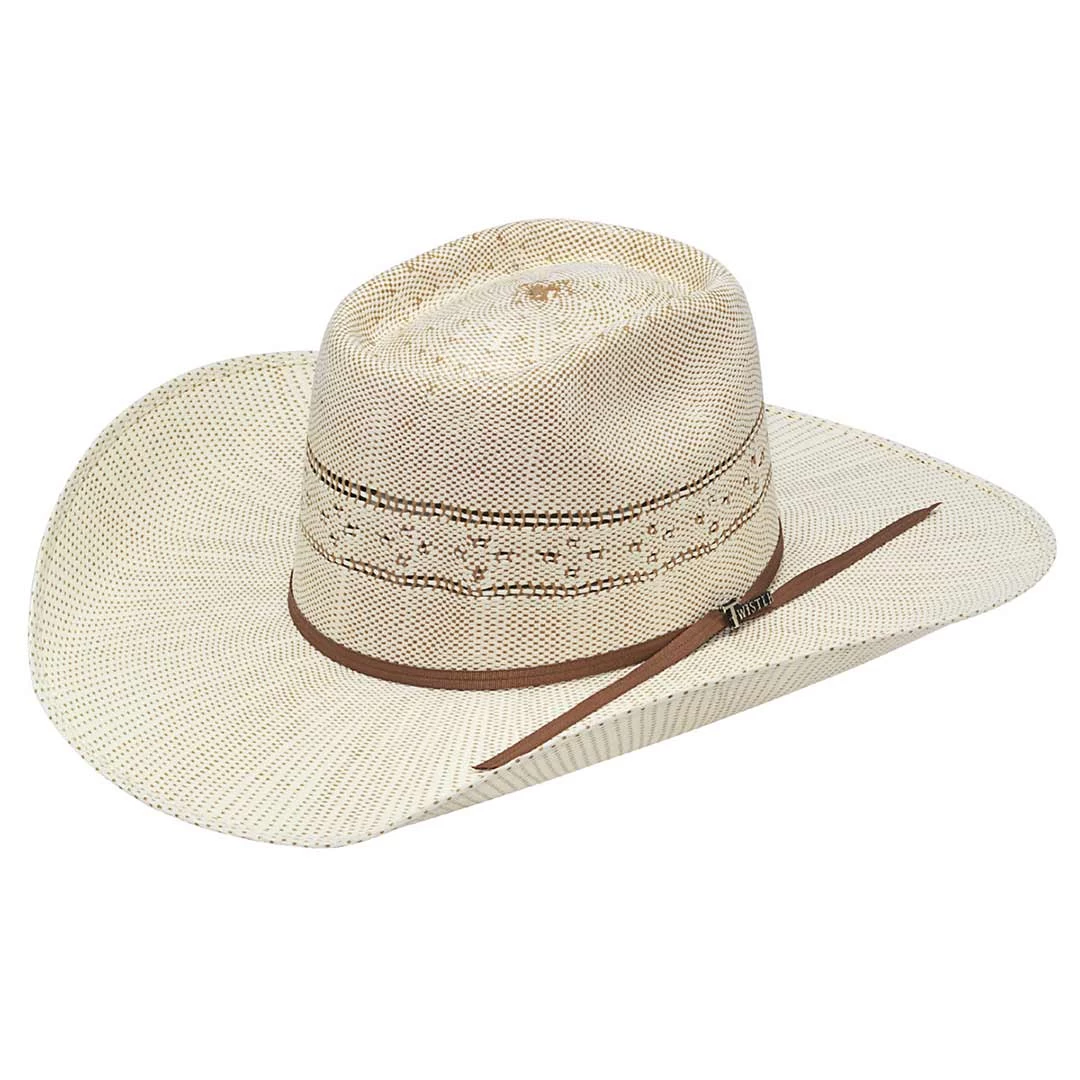 Twister Brick Top Bangora Straw Cowboy Hat 3 Twister Brick Top Bangora Straw Cowboy Hat