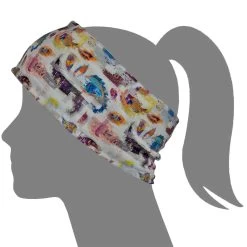 Watuko Headgear Pixel Print Bamboo Multifunction Tube