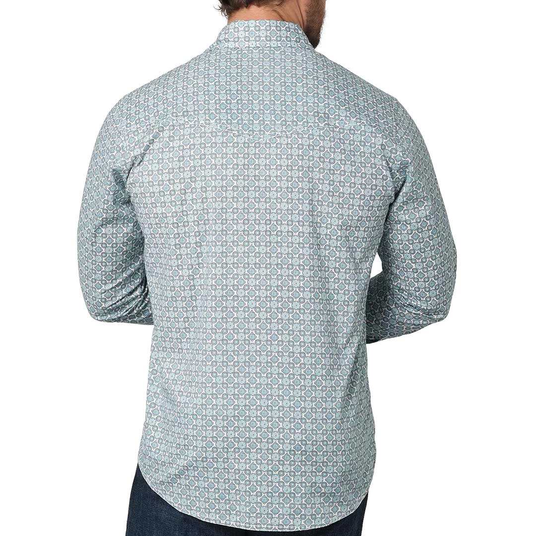 Wrangler Men's 20X Advanced Comfort Medallion Print Snap Shirt 4 Wrangler Men's 20X Advanced Comfort Medallion Print Snap Shirt - Image 2